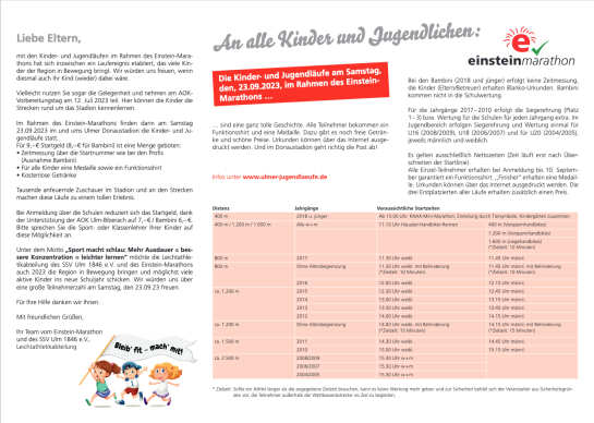 Einsteinlauf